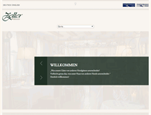 Tablet Screenshot of hotel-zeller.de